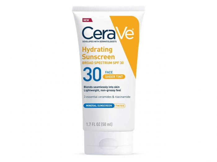 CeraVe sunscreen indoors