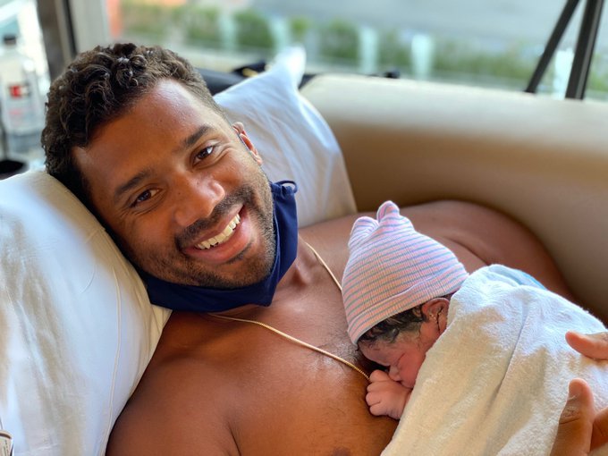 Late-night Video Of Russell Wilson And His New Baby Is So Sweet
