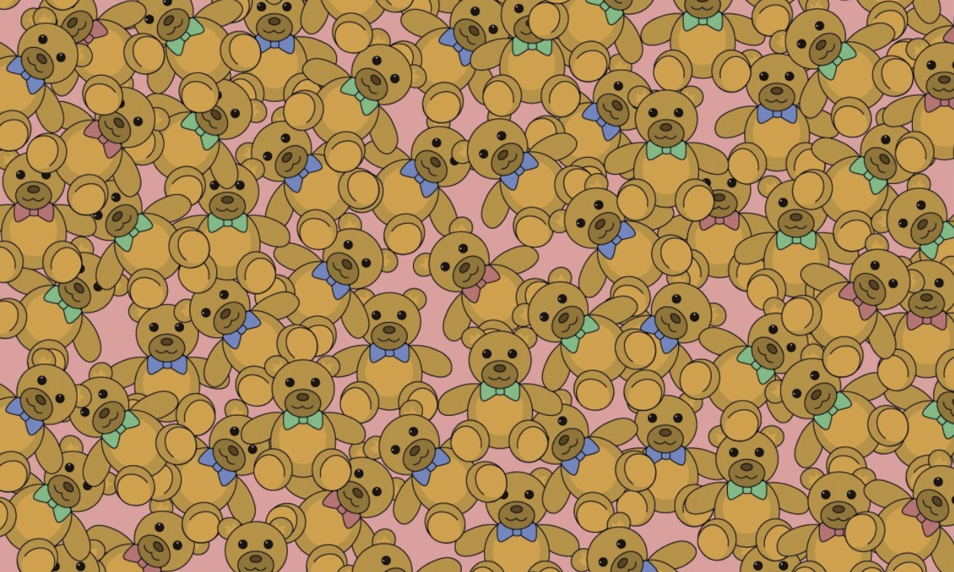 Can You Find The Teddy Bear That Has No Bowtie