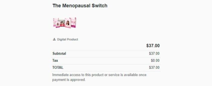 The Menopausal Switch Reviews