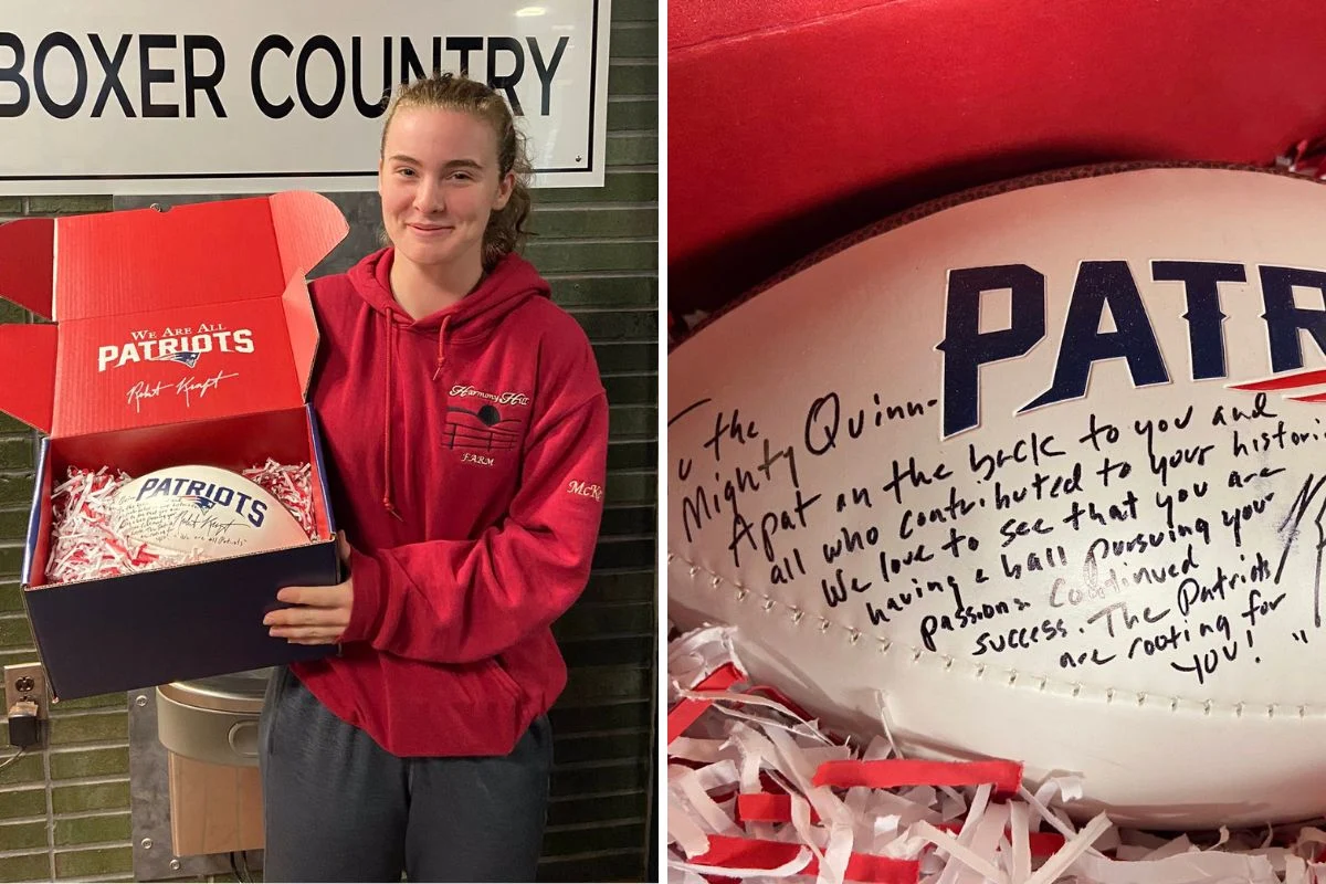 First Female To Make Touchdown In Her High School’s History Receives Gift From The Patriots
