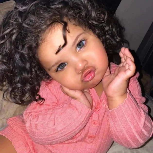 Check out the Baby Photo Series With Curly Hair, Lovely Lips And Unexpected Emotions