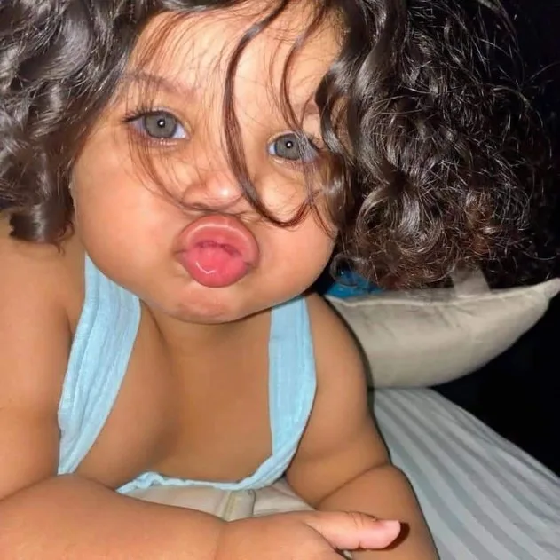 Check out the Baby Photo Series With Curly Hair, Lovely Lips And Unexpected Emotions
