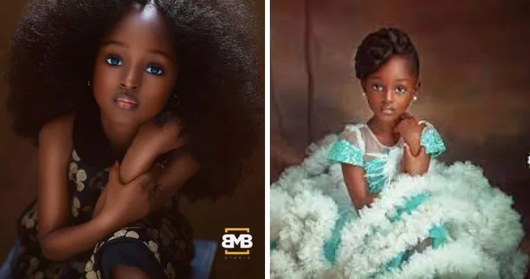 2 girls were named “the most beautiful black angel in the world”