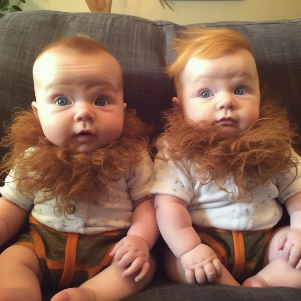 Little Gentleman in the Making: Meet the Adorable Baby Rocking an Impressive Mustache
