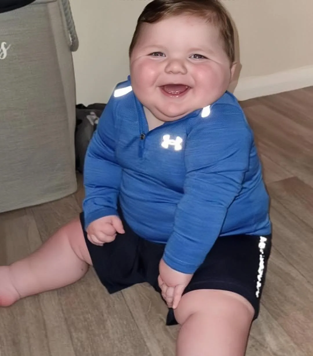 How astonishing! 11-month-old baby weighs as much as a 5-year-old due to unprecedented growth