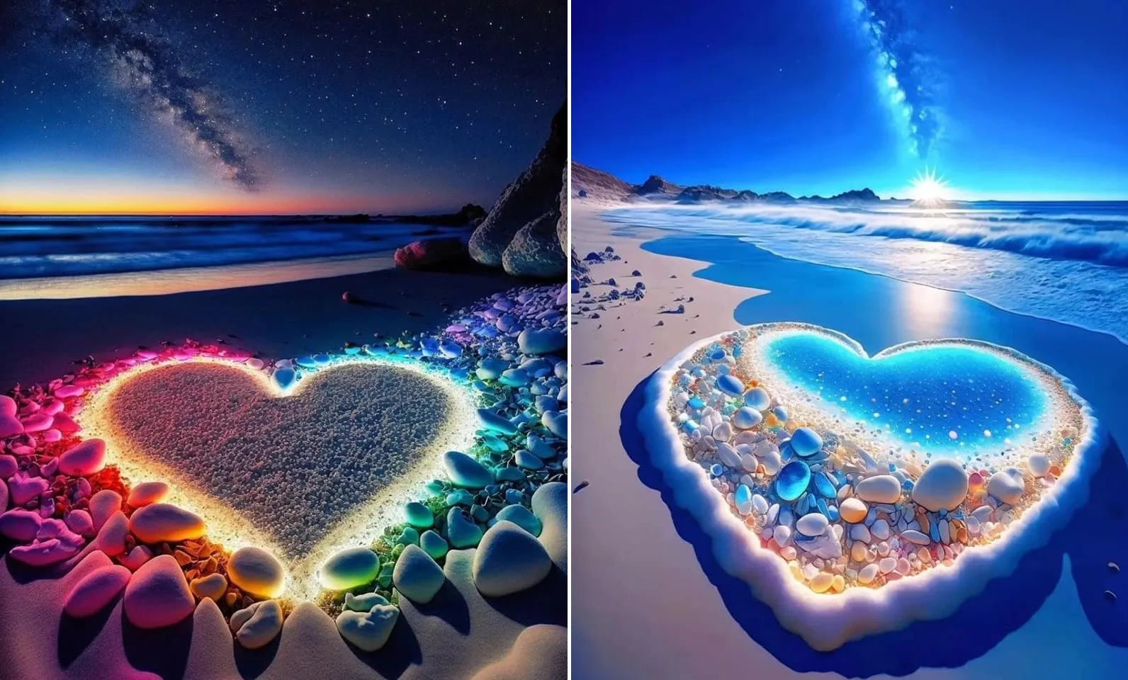 Gaze Upon The Enchanting Sparkle Of Dazzling Stones Adorning The World’s Most Breathtaking Beach