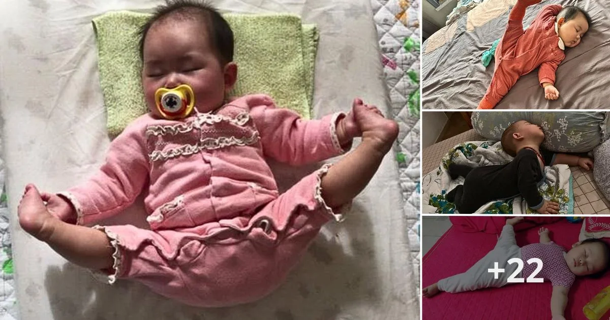 Hilarious and Adorable Sleeping Positions of Babies