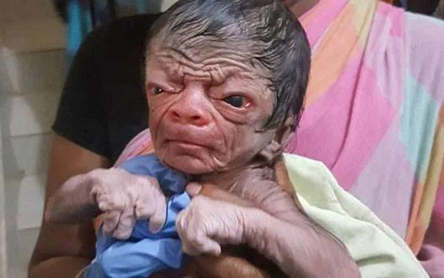 Special A woman gives birth to a daughter with a face like an “old woman”