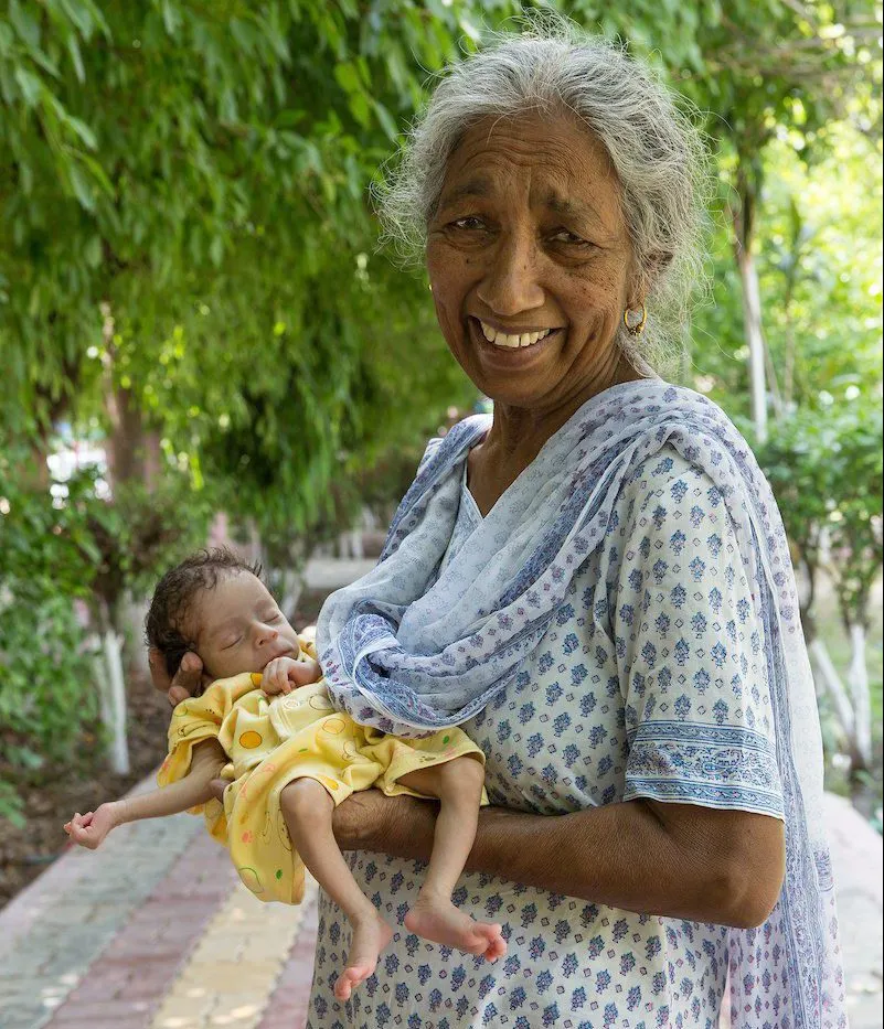 A 70-year-old Indian mother giving birth to her first child proves that ‘age is just a number’.